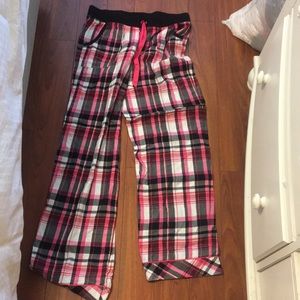Plaid pajama pants